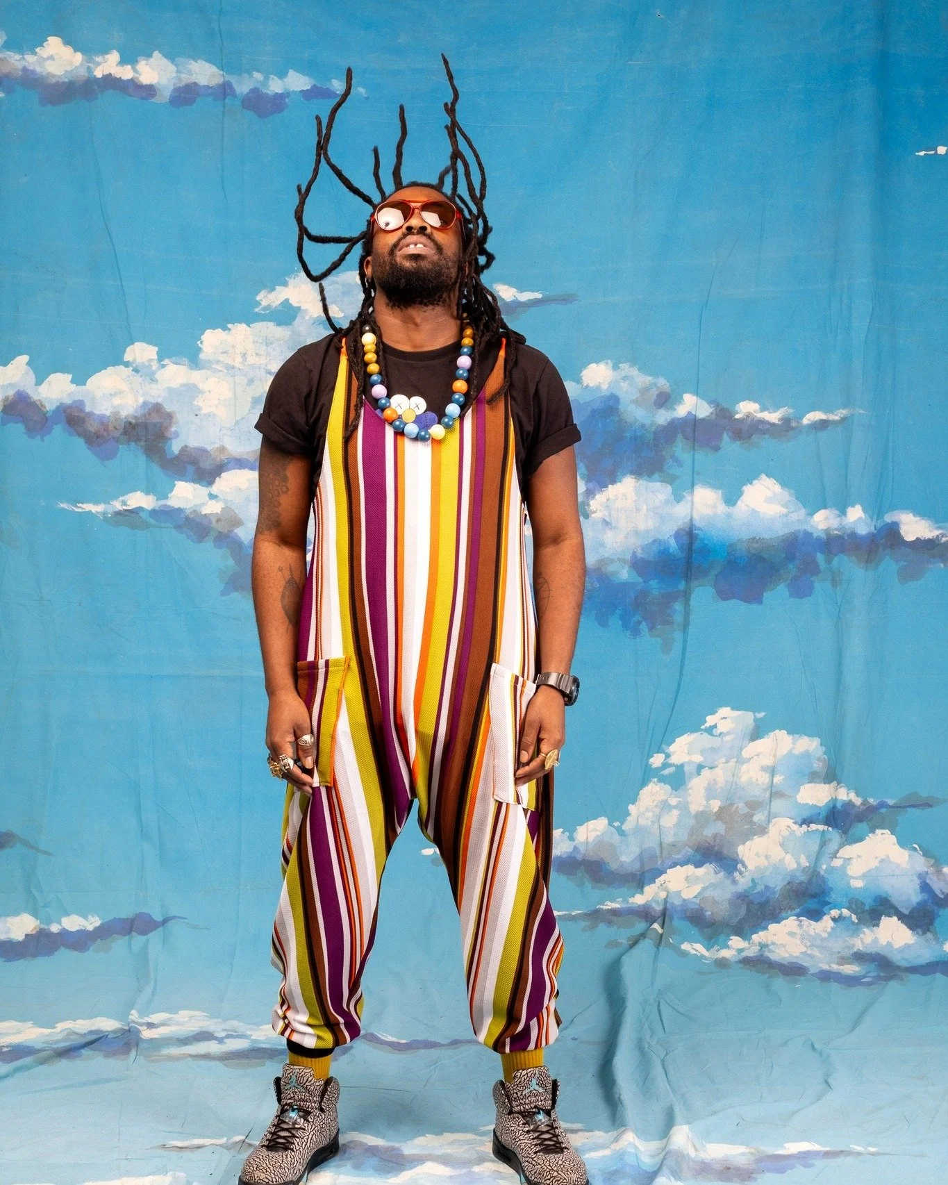 Pattern Nation designer @costabesta shares his thoughts about his colourful esthetic and creative practice. Costa &amp; @cydeva worked together in their home studio in Coquitlam BC to cut and sew this collection of jumpsuits from dead stock and surpl