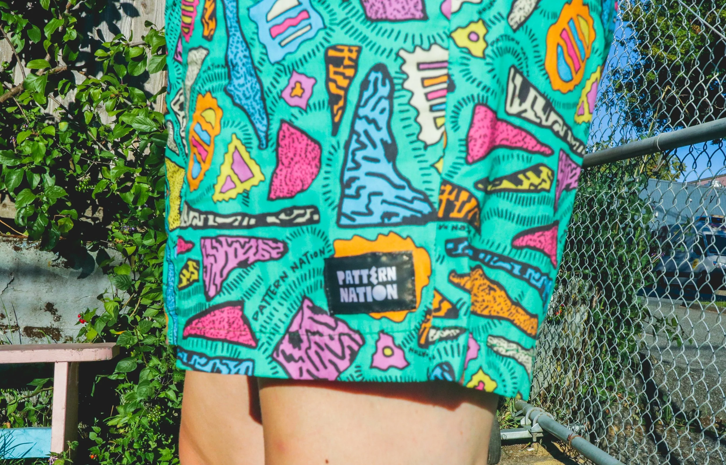 Muizenberg musing Turquoise Shorts