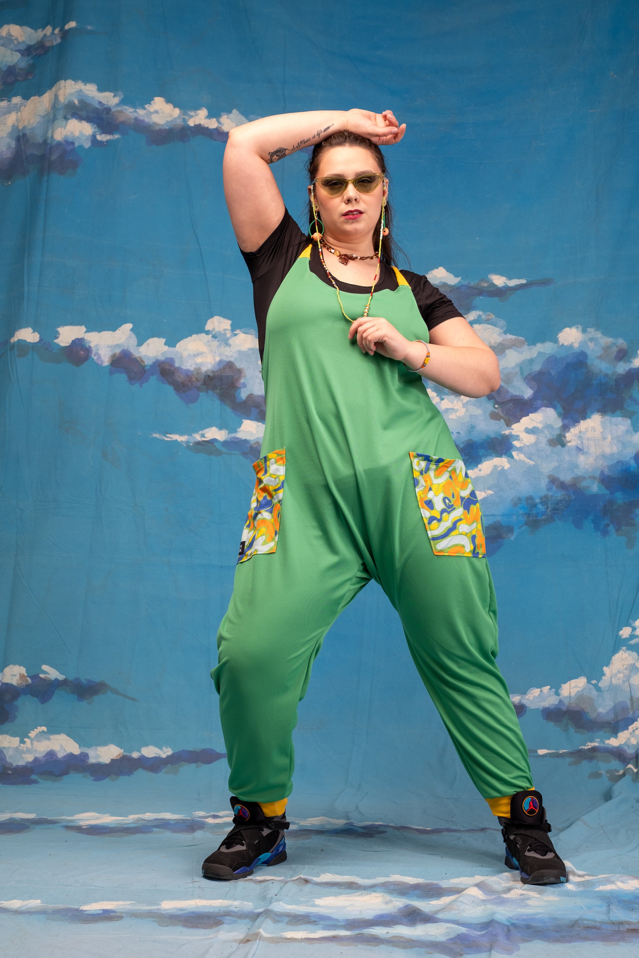 Jumpsuit Green w/ Camo pockets