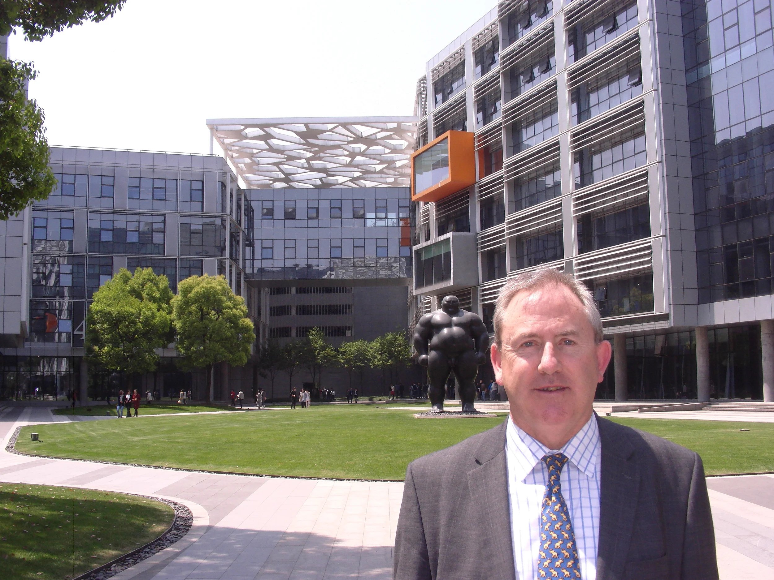 David Thomas at Alibaba HQ in Hangzhou, China