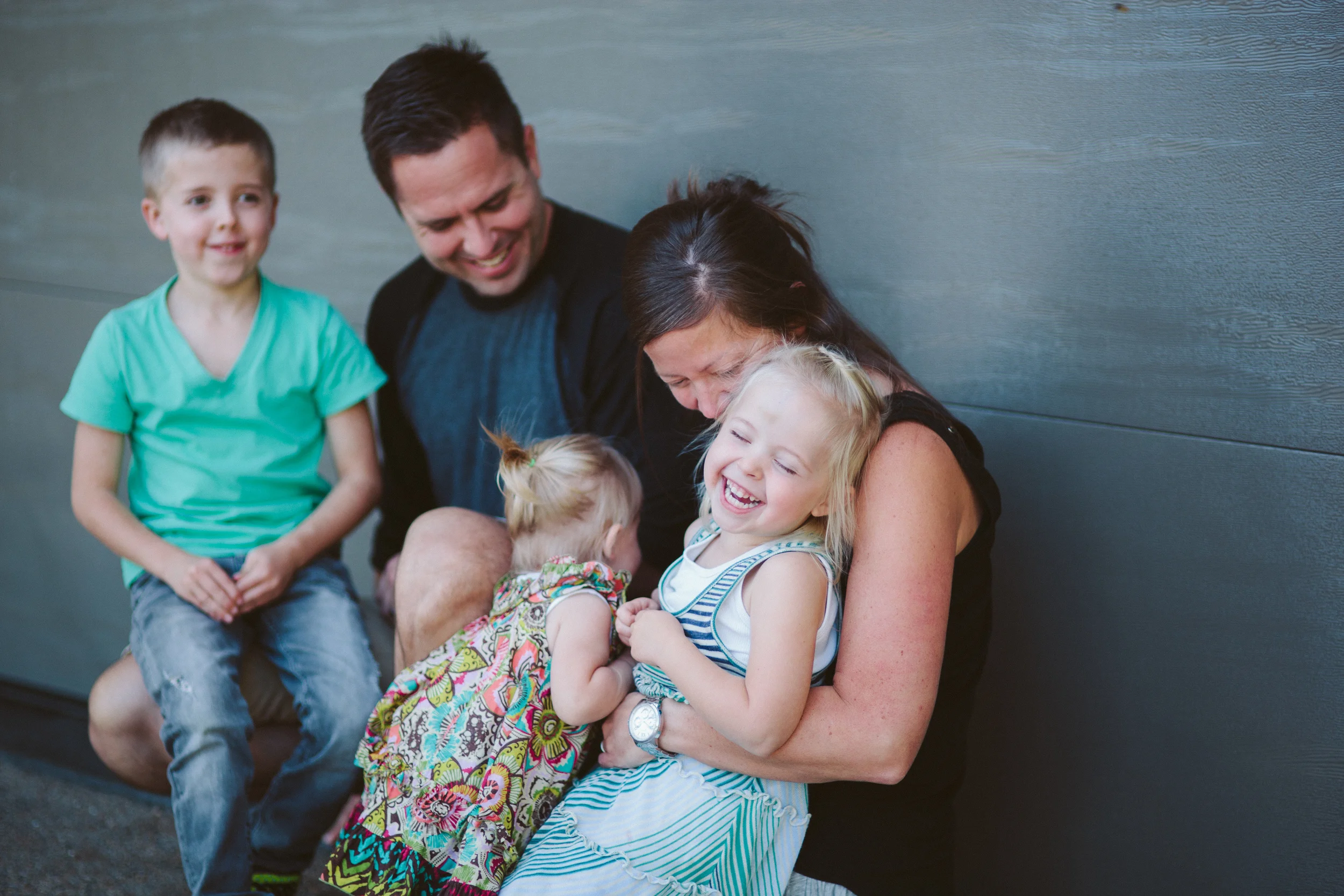 We had the joy and the honour of spending part of an afternoon with this amazing family, as an introduction to spending an evening with their extended family (you can find their extended family session here ). We always feel so blessed and honoured to enter into our clients homes and capture their story, and that was no exception with this family. They, just like their parents, welcome without hesitation. A family full of calm, peace, and assurance. The most impacting thing about this family was their simple intentionality. In every part of their home, and in each of their kids you sensed it - this home is safe, and it is a place were confident love resides. Each of their children carried it. You knew that these little ones had been told over and over again that they were loved - just as they are. You could see in their eyes that they know they are important. These kids were also some of the most confident and capable kids, because their parents let them do the important, "big" things with them. 