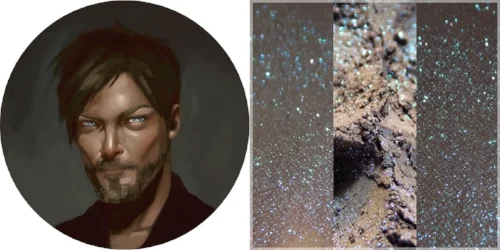  Eyeshadow label for  Darling Girl Cosmestics  