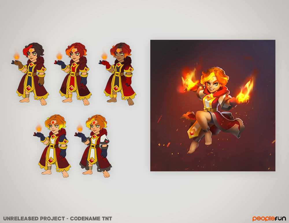 Early character exploration