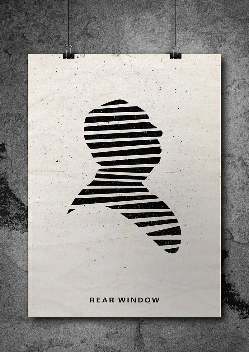 Alternate poster designed for Rear Window (1954)