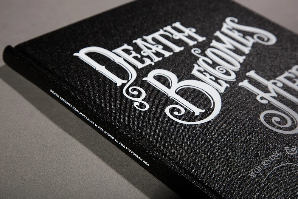 The cover was custom lettered in the style of Victorian typography
