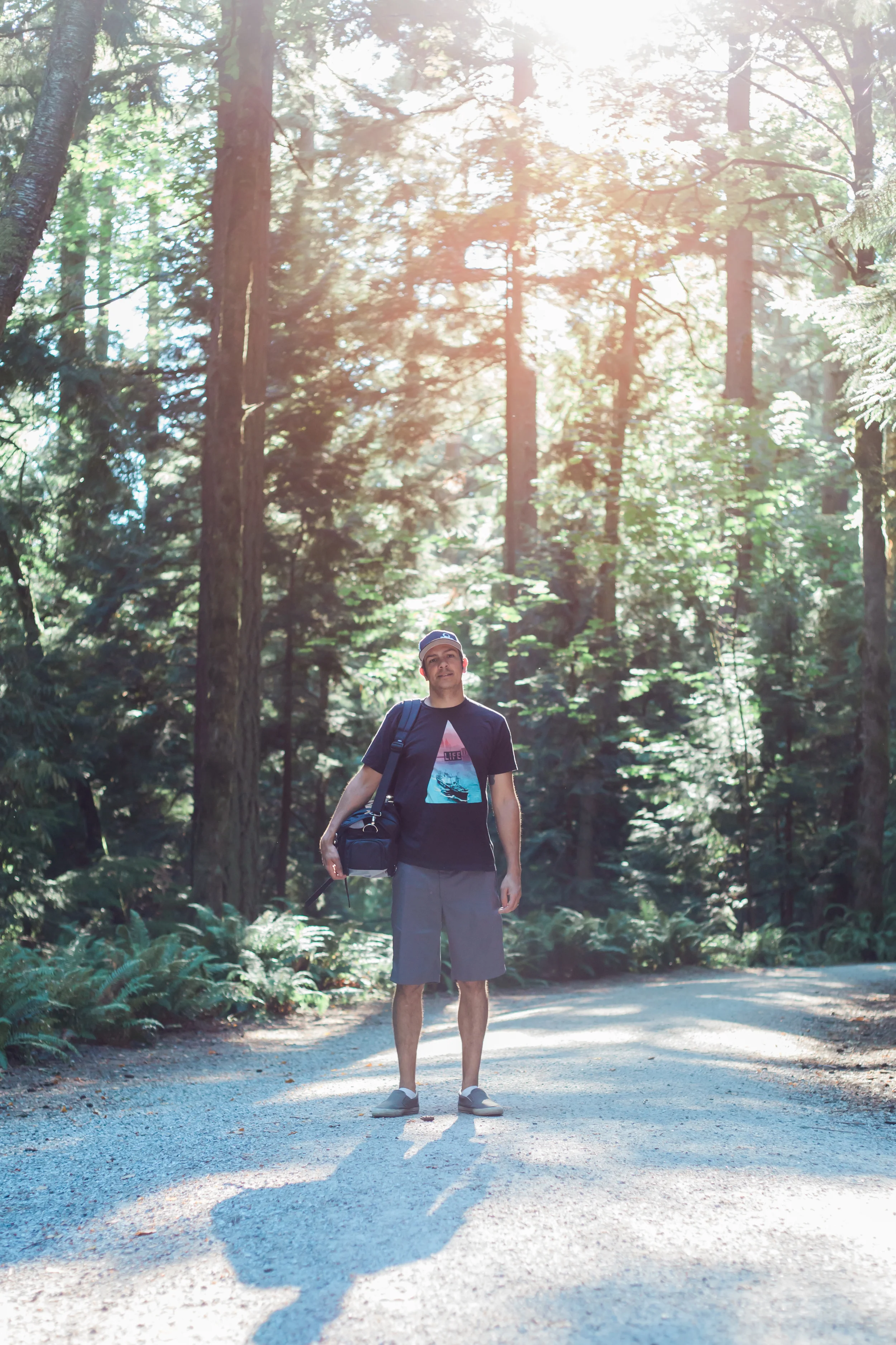 My hubby, support, bag boy, and light test ;)