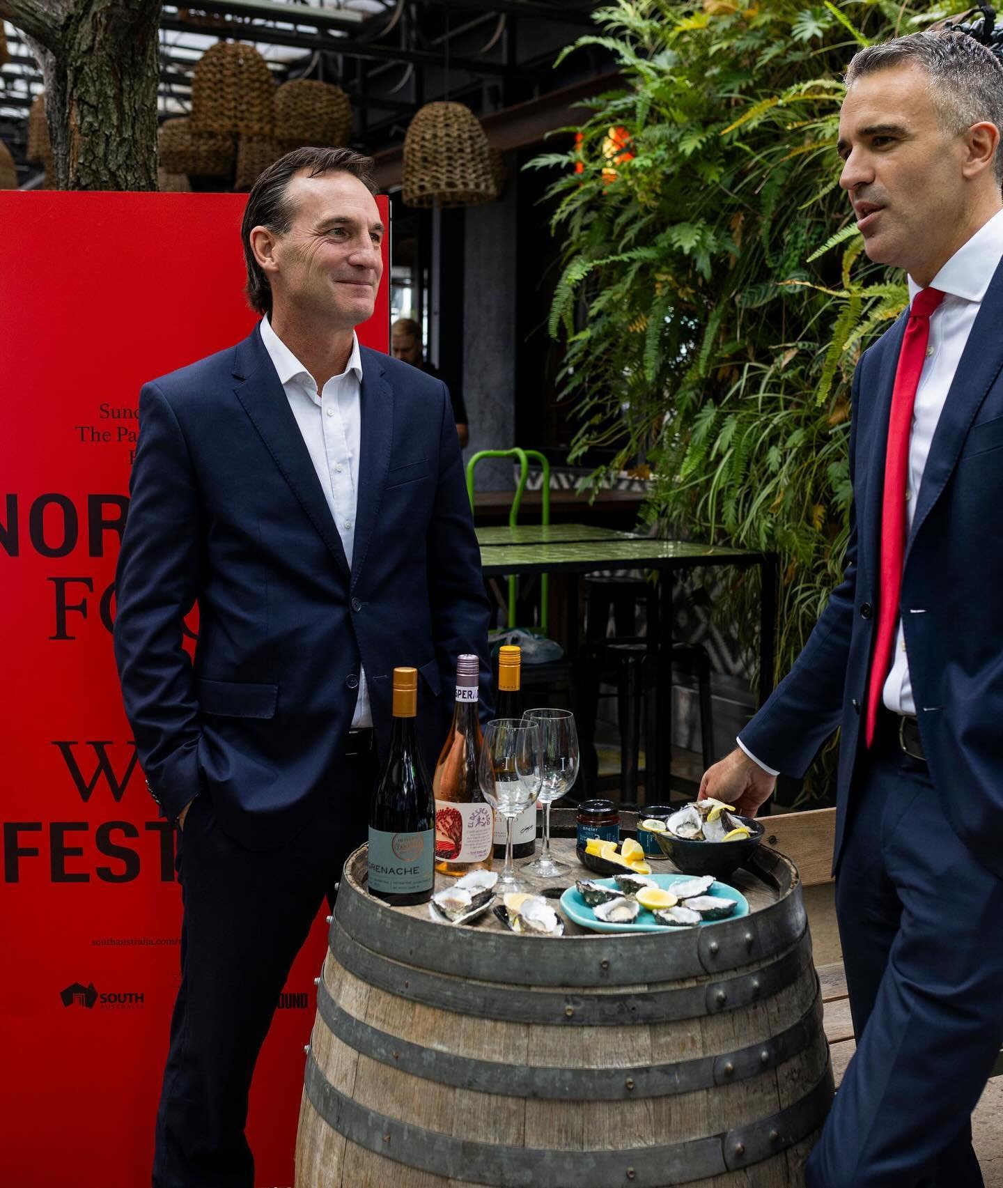 Was a pleasure to host @afl CEO Andrew Dillon &amp; SA Premier @pmalinauskasmp at The Bath on Monday for the launch of the AFL Gather Round and Norwood Food &amp; Wine Festival.

AFL Gather Round Norwood Games: Friday 5 April, Sunday 7 April.
Norwood