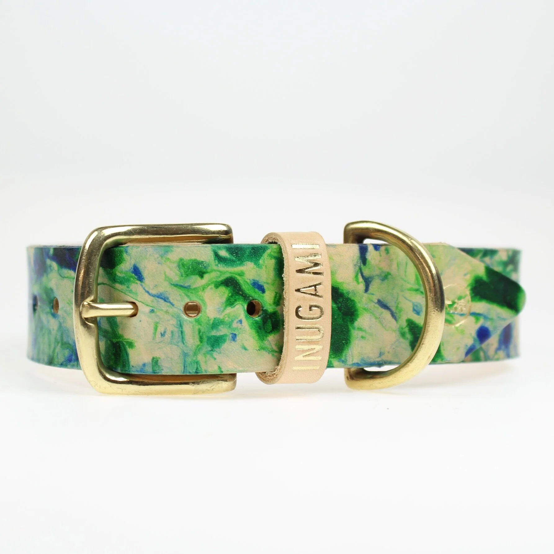 GREEN MARBLE COLLAR (30MM)