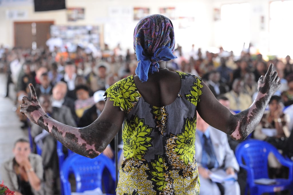 Rwandan genocide survivor recounts her story (CREDIT: Julian HarneIs )