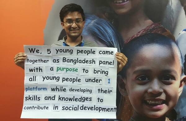 Sifat from the Youth for Change Bangladesh Team 