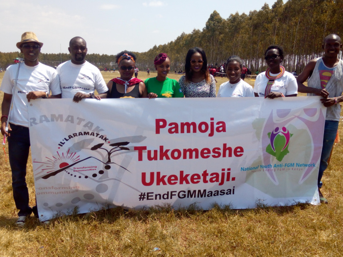 MEMBERS OF THE NYN, MISS TOURISM KAJIADO, MISS TOURISM KENYA, AND ILLARAMATAK COMMUNITY CONCERNS