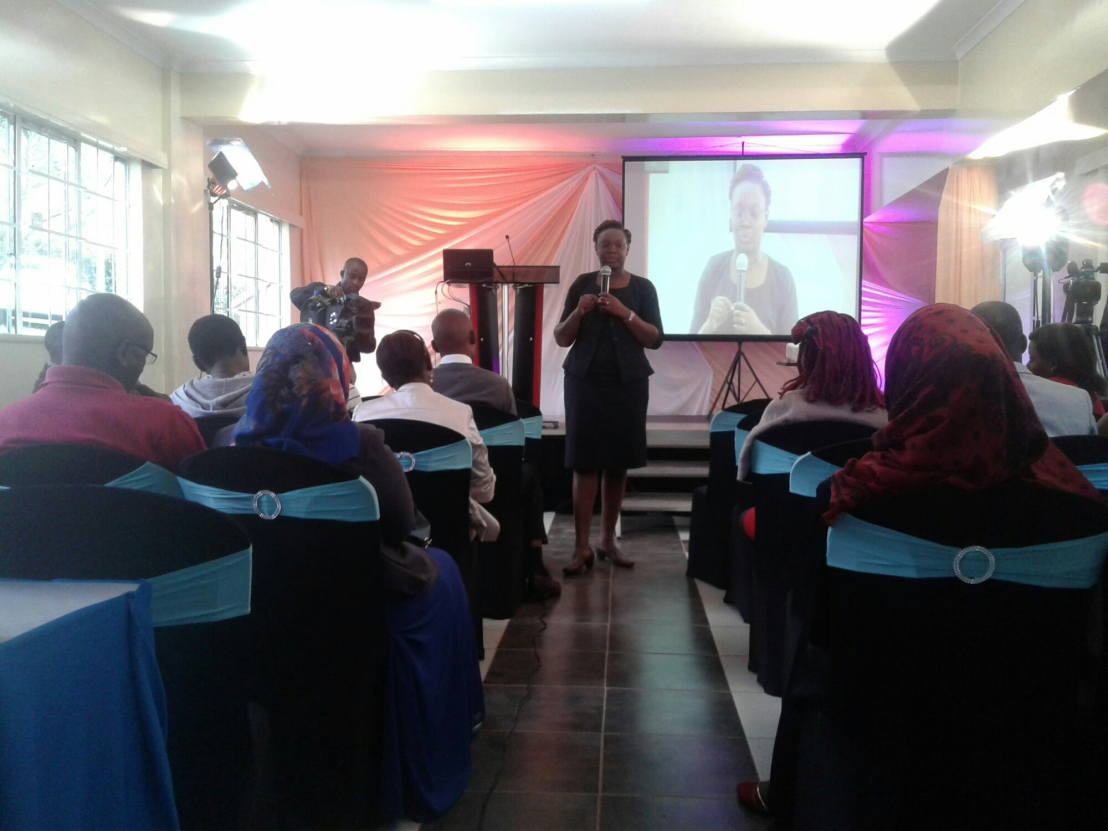 ODPP Christine Nanjala during her speech