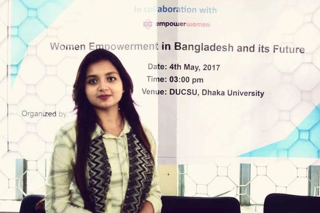 Anika, also known as Upoma, is a youth activist and a Champion for Change at 'Empower Women' Project of UN Women. Here she shares her thought on peace.