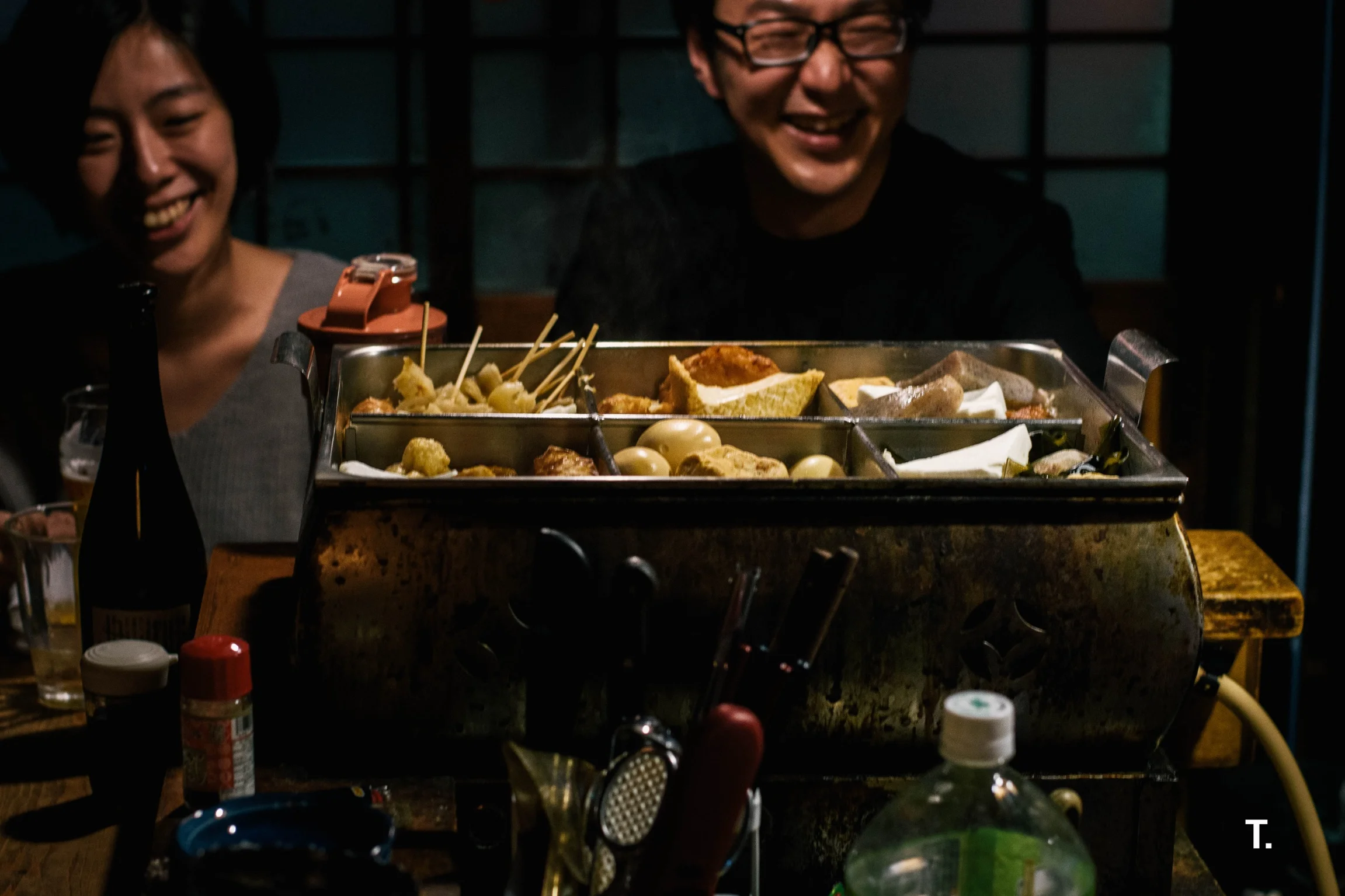 Nadaichi, Oden at Nonbei Yokocho. This Izakaya has been in the family for over four generations. 