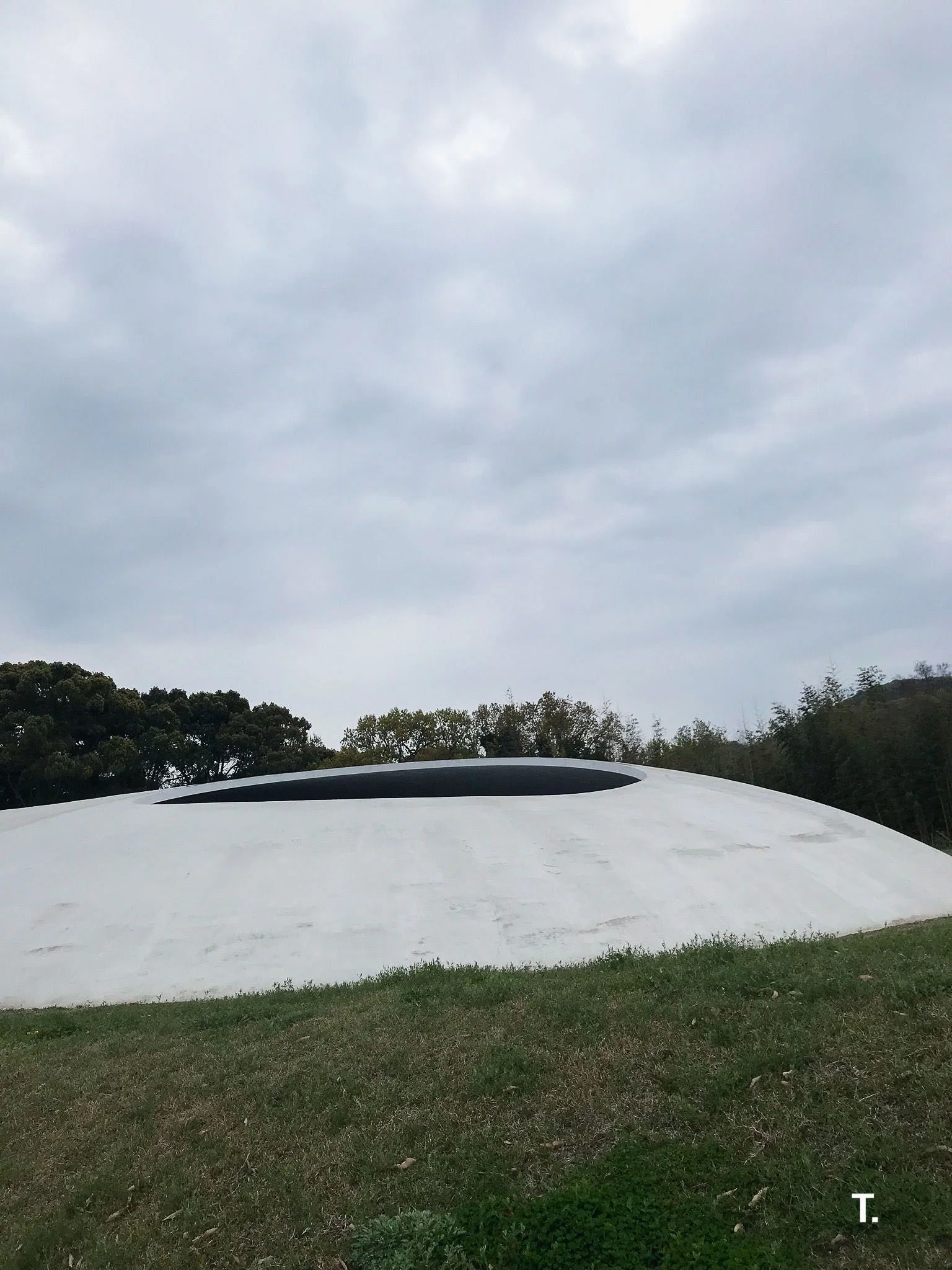 Teshima Art Museum (from the outside). My number one experience on my trip. Teshima Art Museum was breathtaking. 