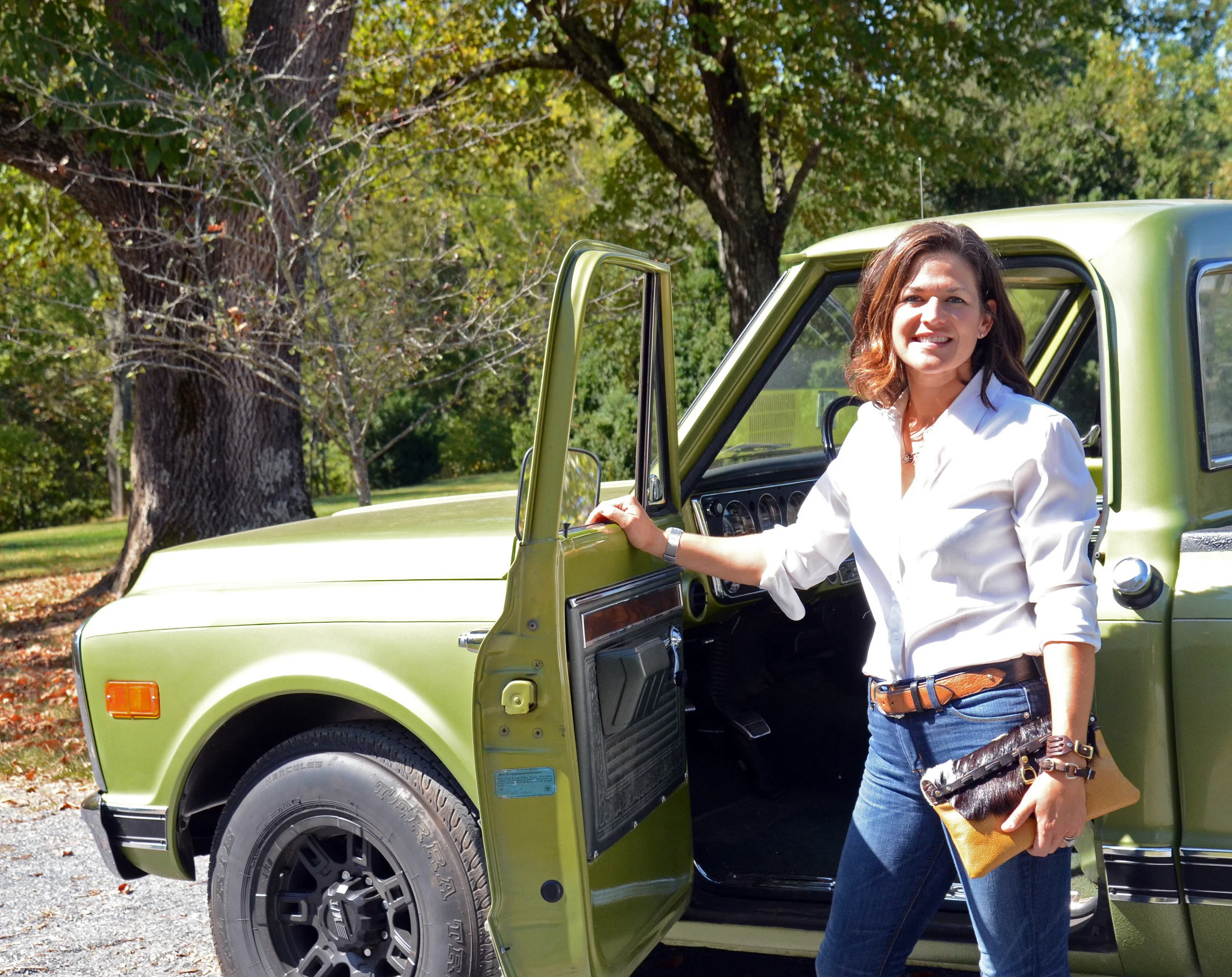 janie outside truck.jpg