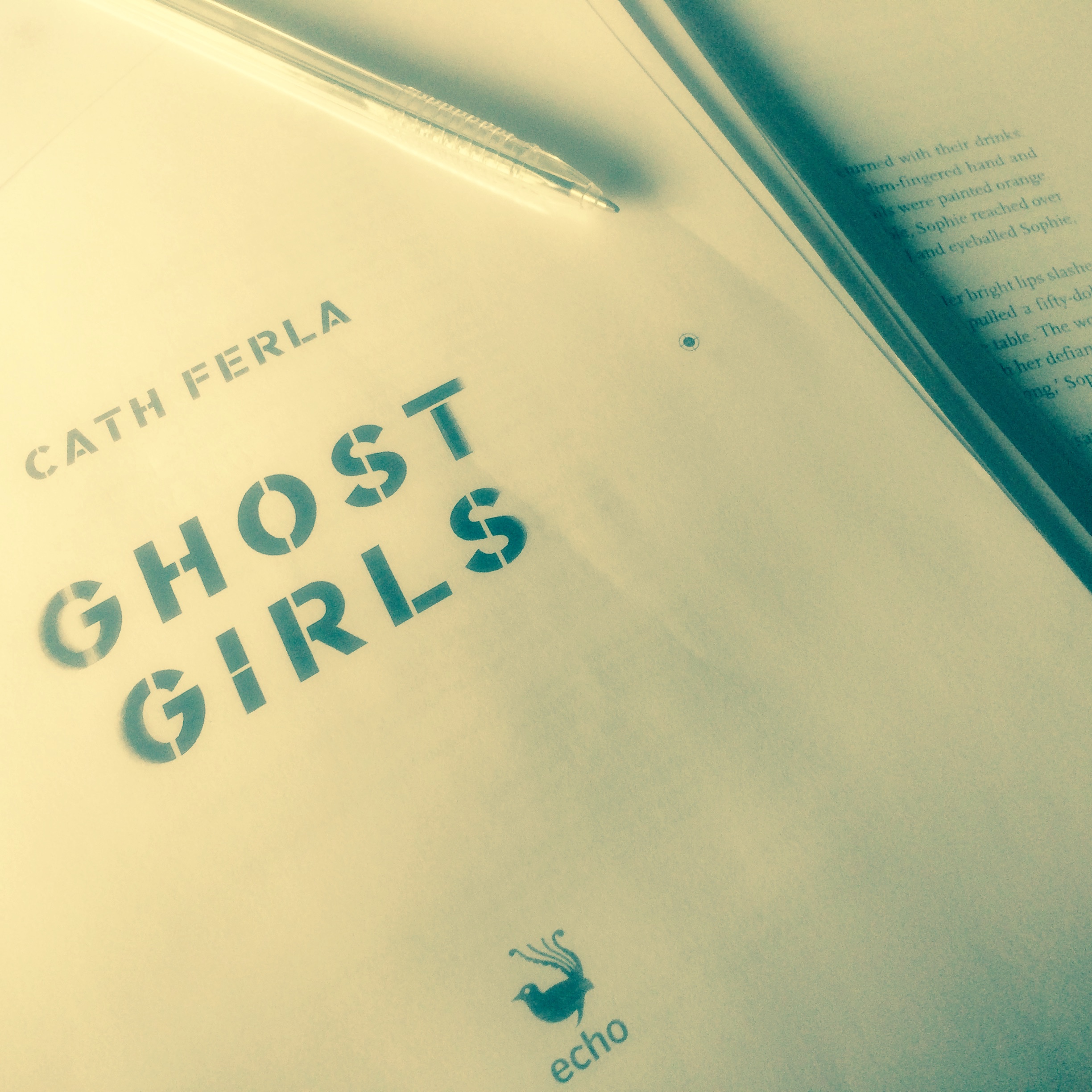 final proofs of the Ghost Girls manuscript (November 2015).