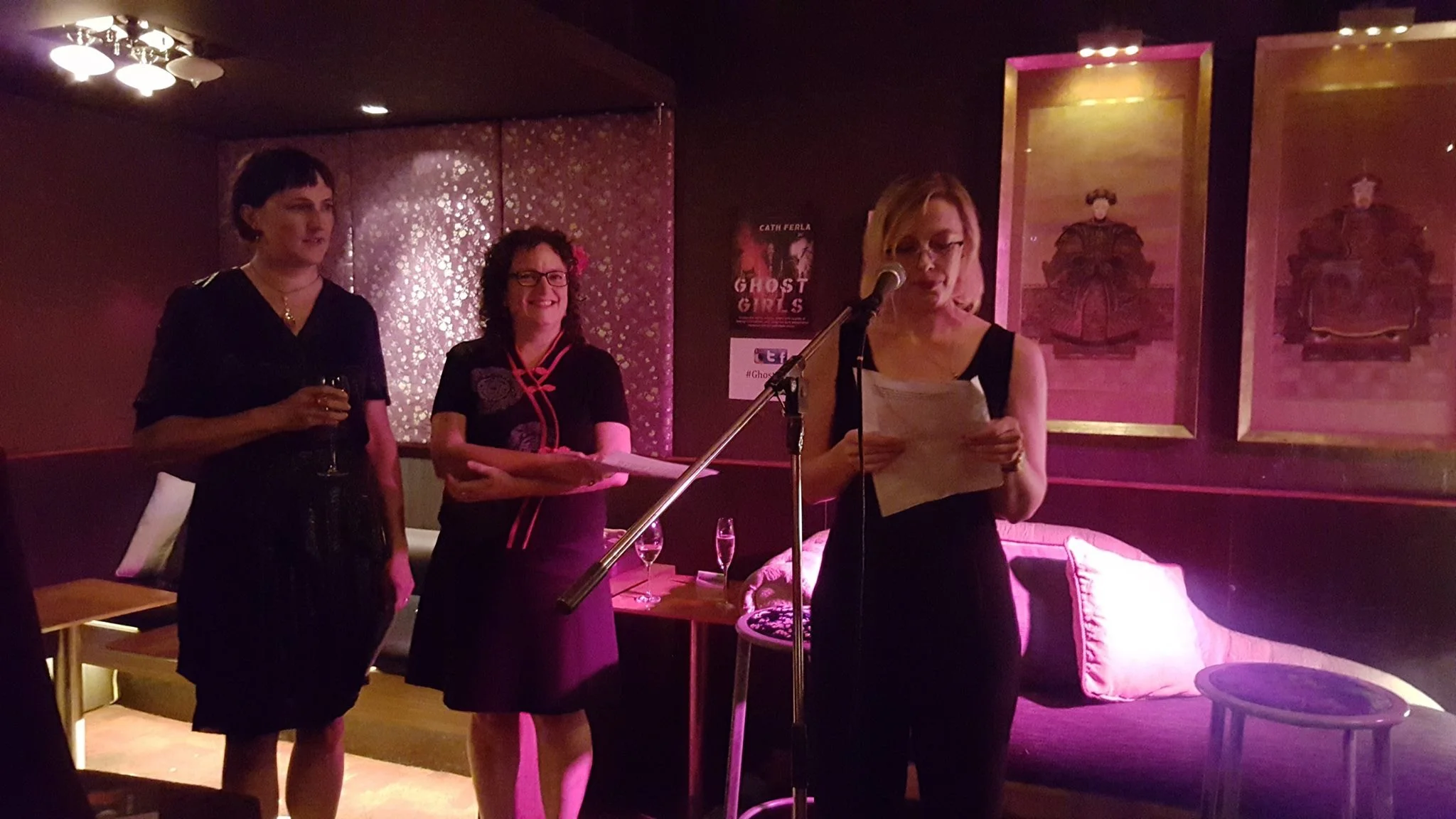 Cath Ferla, Angela Savage and Angela Meyer