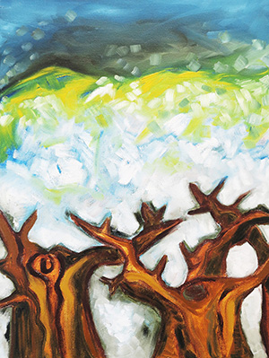 - SOLD - 12. Dawn Mist , 2008 (36 x 46 cm)