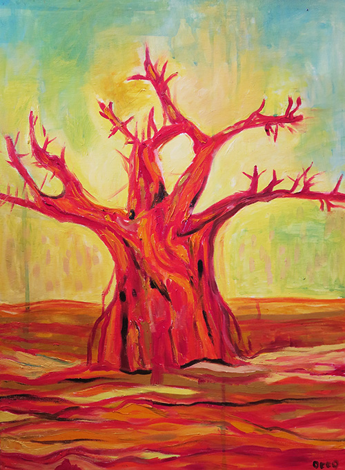 - SOLD - 16. Baobab 2016 (46 x 61 cm) 