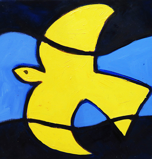 25. Matisse Dove 2008 (30 x 30 x 3.8cm) 