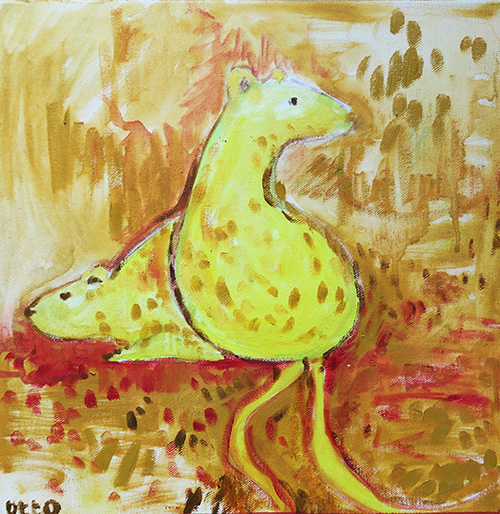 28. Rats , 2016 (30 x 30 x 3.8cm) 