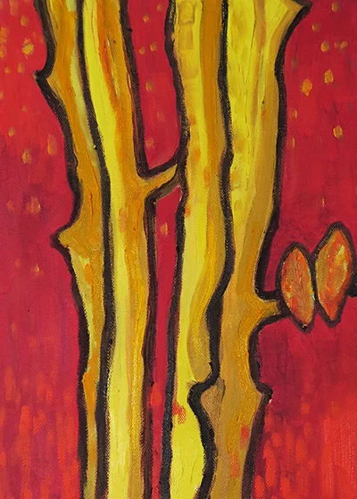 - SOLD - 18. Love Birds , 2016 ( 20 x 30 x 3.8cm ) 