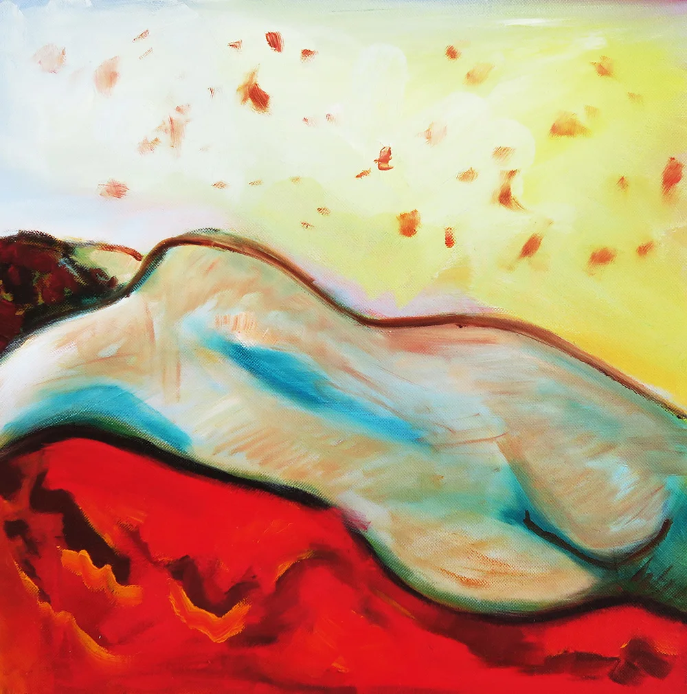 44. Velvet Crush Front , 2012 ( 40 x 40 x 3.8cm) 