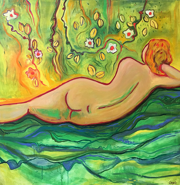 50. Daisy Chain , 2016 (102 x 102 x 3.8cm) 