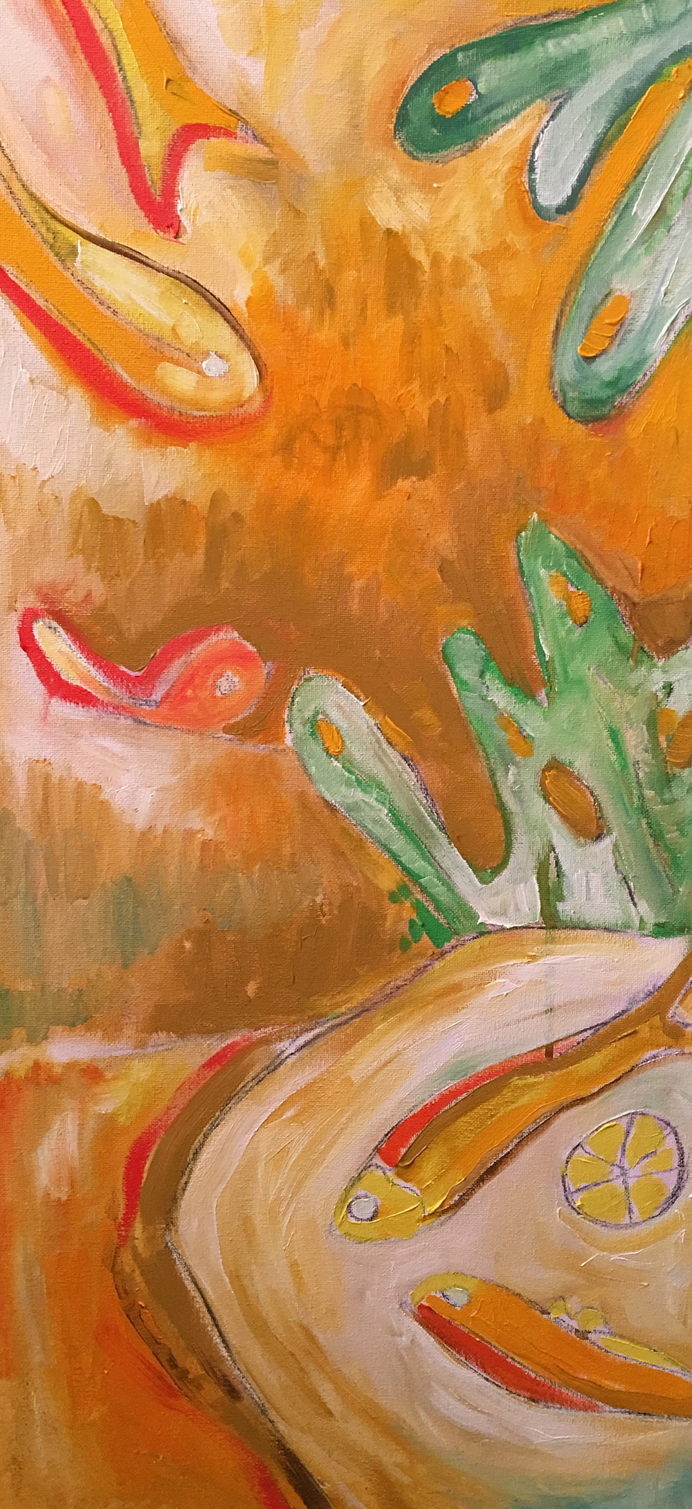 56. Flying Fish Platter , 2016 (50 x 80 x 3.8cm) 