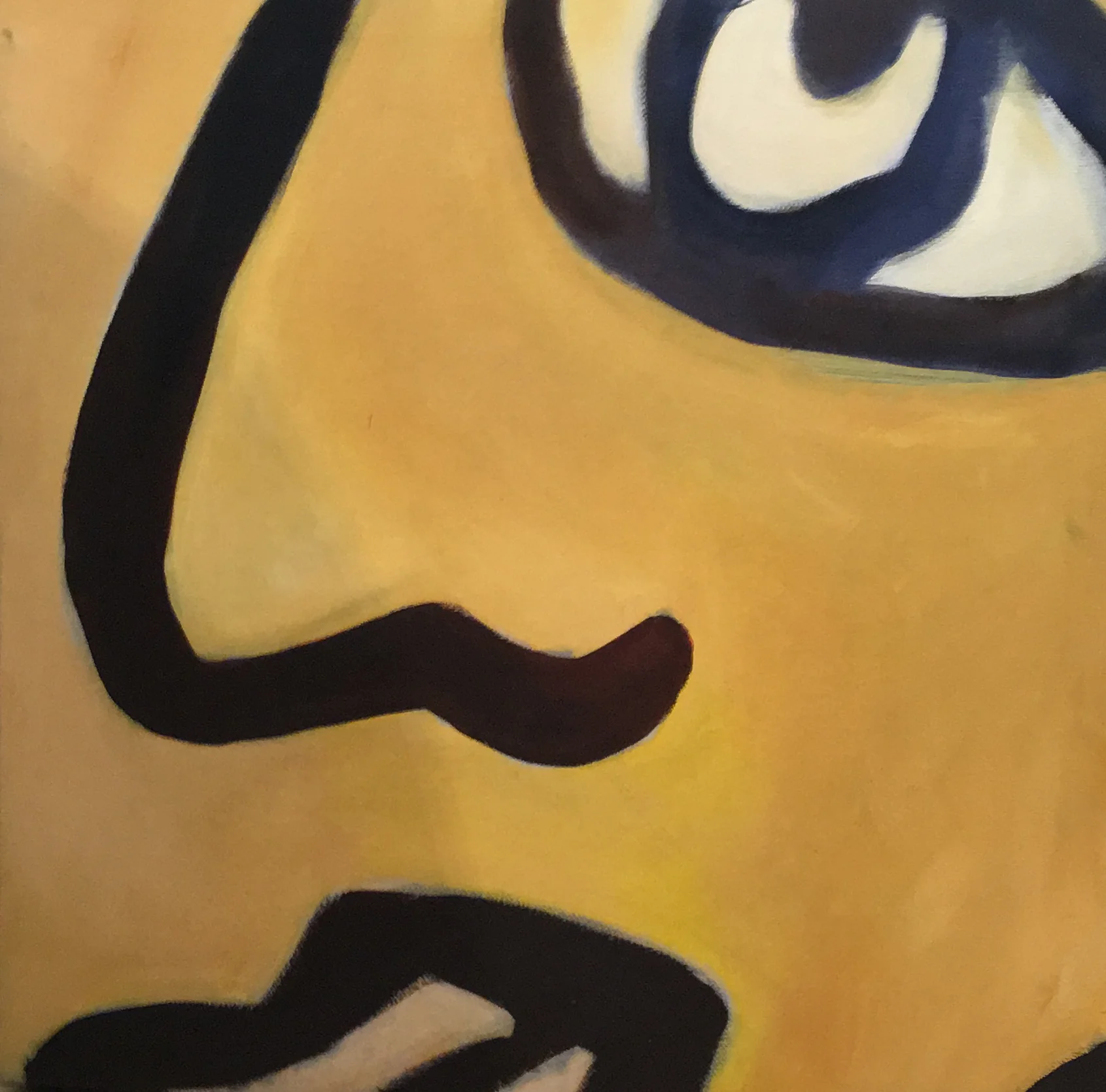 - SOLD - 72. Self Portrait , 2011 (40 x 40 x 3.8cm) 