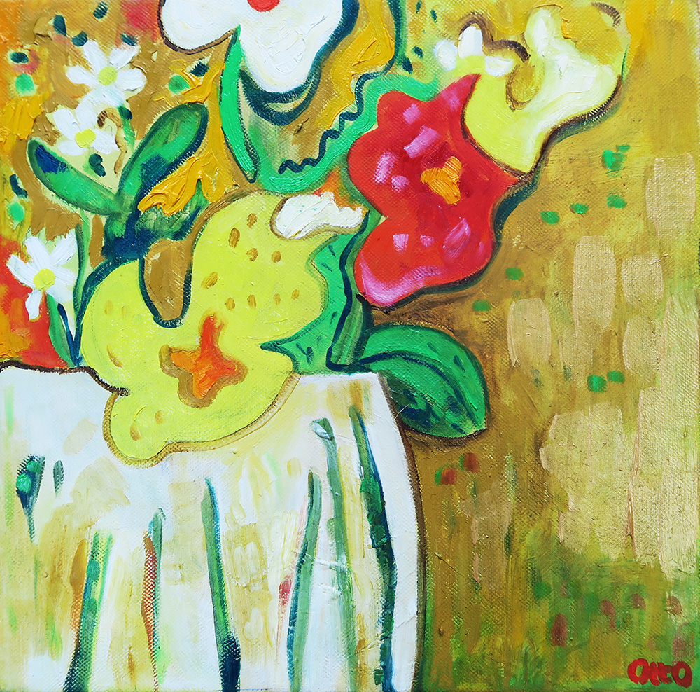 - SOLD - 65. Spice Bush , 2016 (30 x 30 x 3.8cm) 
