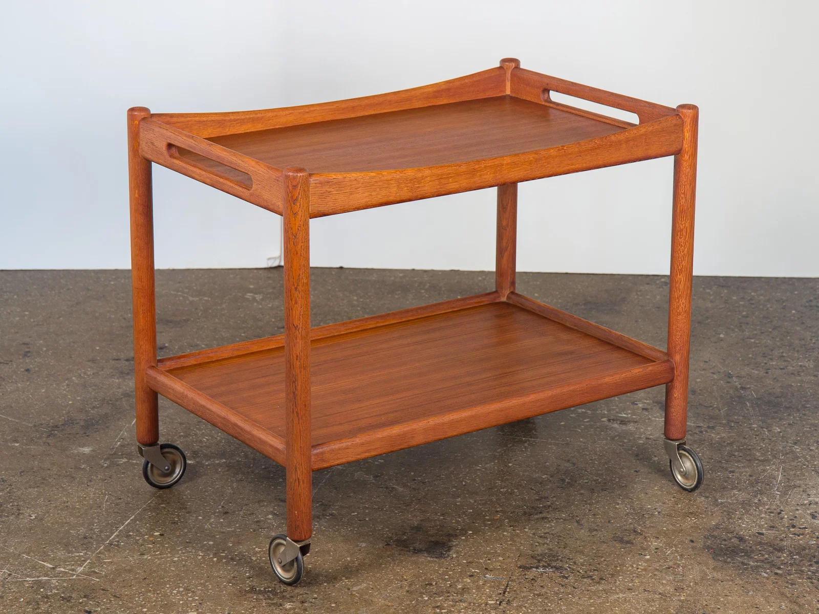 Hans Wegner Teak Bar Cart AT45 by Andreas Tuck