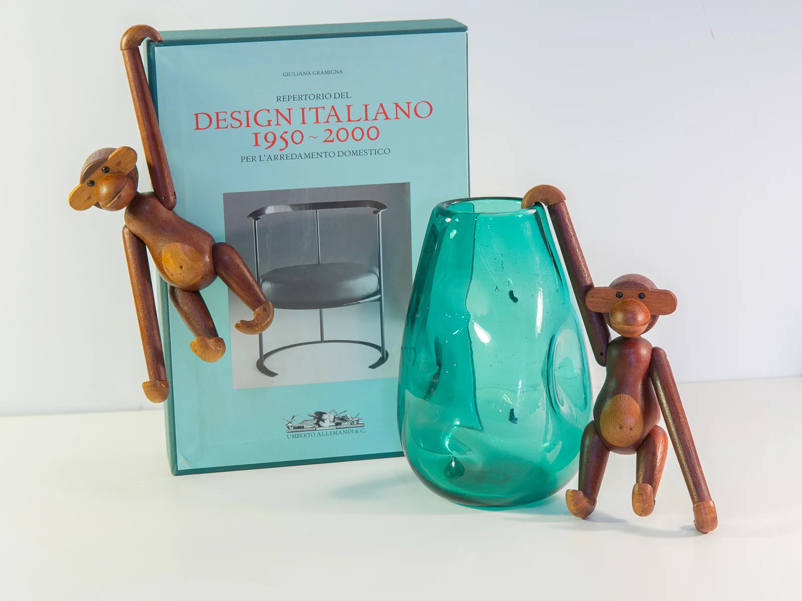 Pair of Kay Bojesen Monkeys