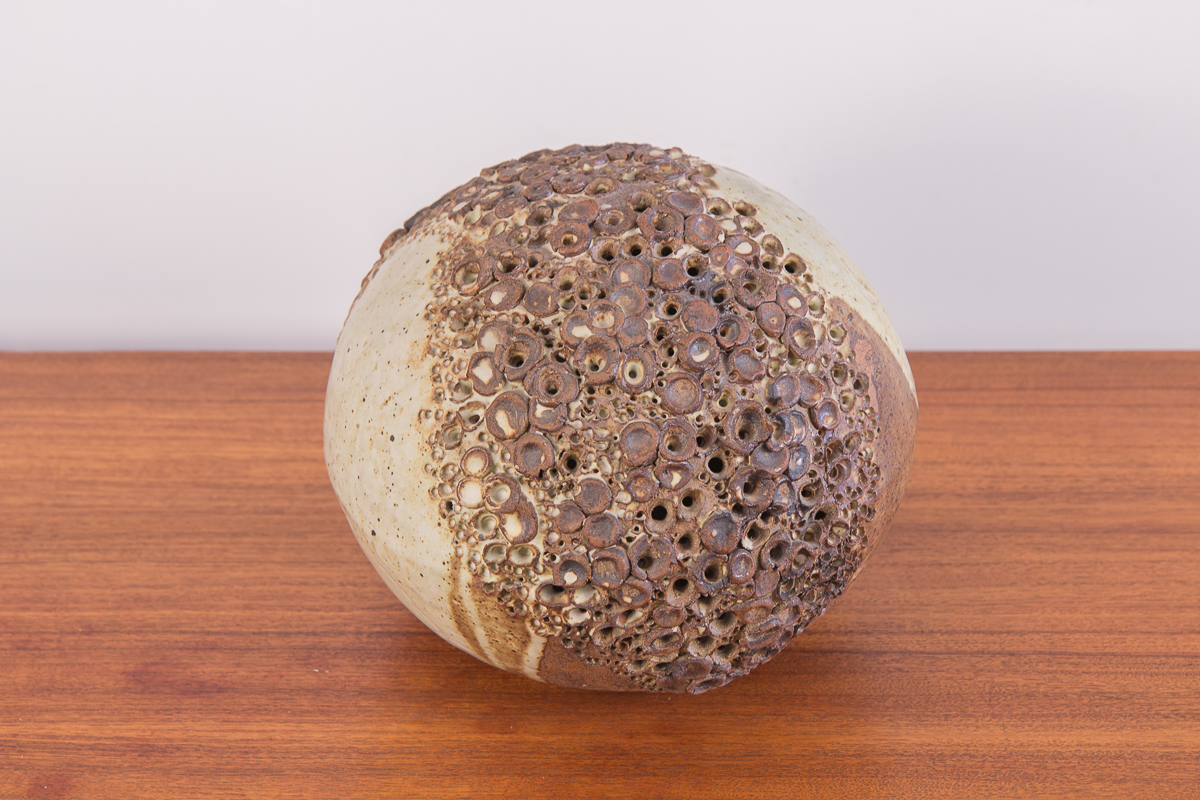 open_air_modern_danish_modern_studio_art_pottery_earthenware_ceramic_table_spherical_sculpture-2.jpg