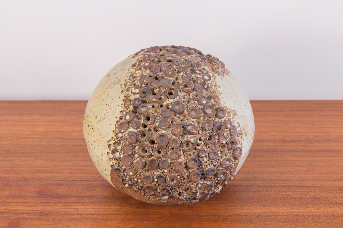 open_air_modern_danish_modern_studio_art_pottery_earthenware_ceramic_table_spherical_sculpture-4.jpg