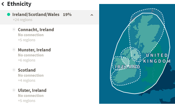 DNA specificity Ireland AncestryDNA.png