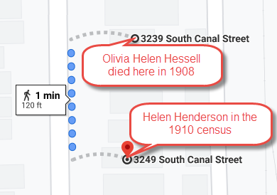 Helen and Olivia Helen DNA testing brick wall mystery ancestor map.png