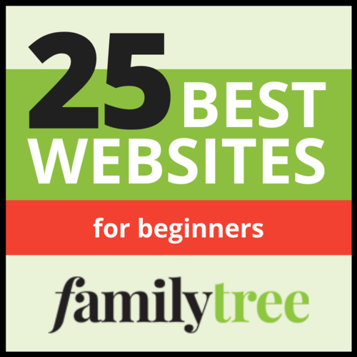 We’re proud to be named one of  Family Tree Magazine ’s Best Genealogy Websites for Beginners!