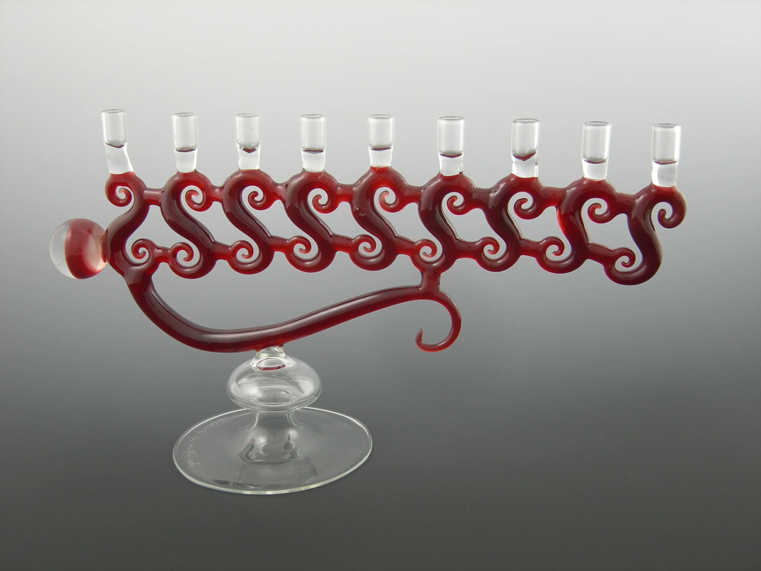 Ruby Red Menorah
