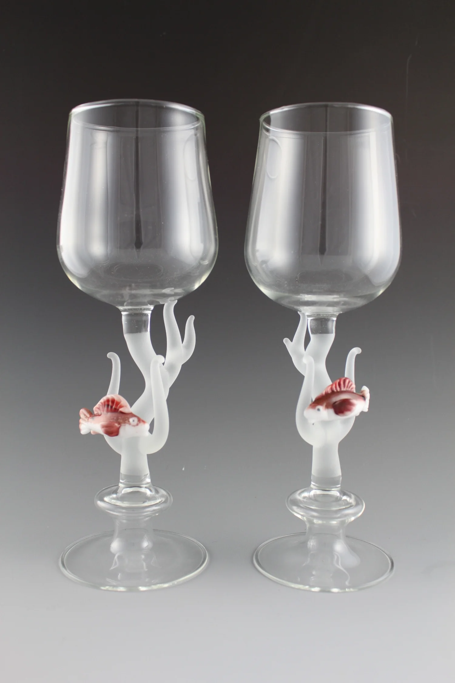 Redfish Goblet Pair, 2004