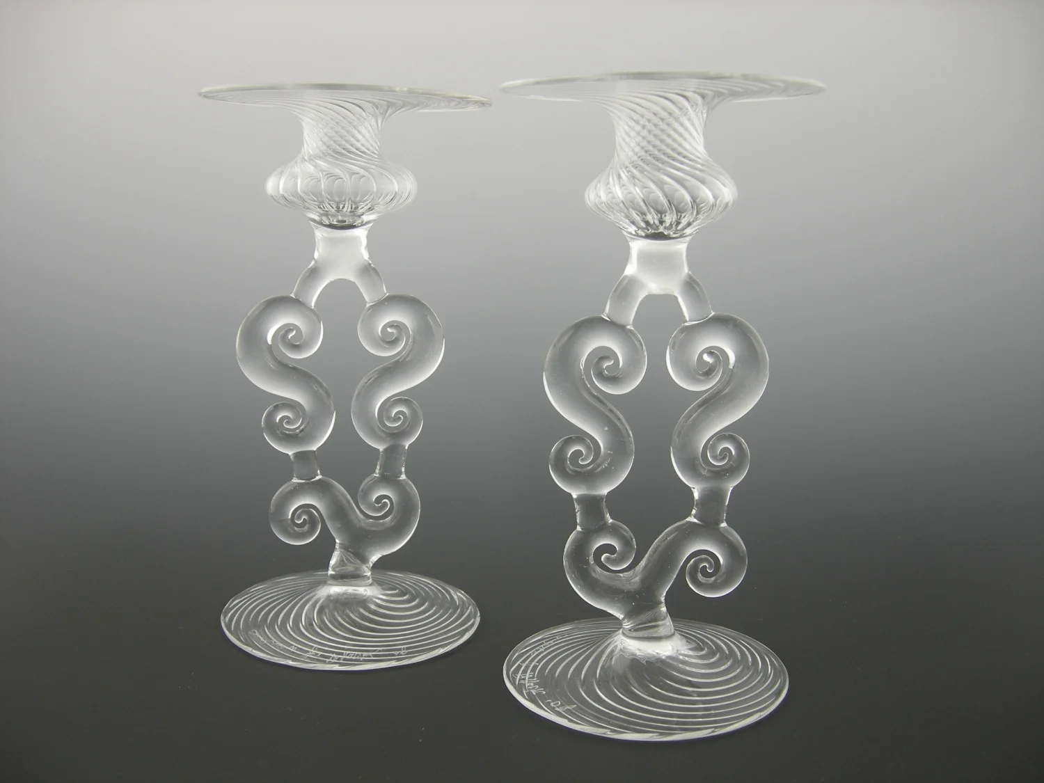 Clear Optical Candlestick Pair , 2006