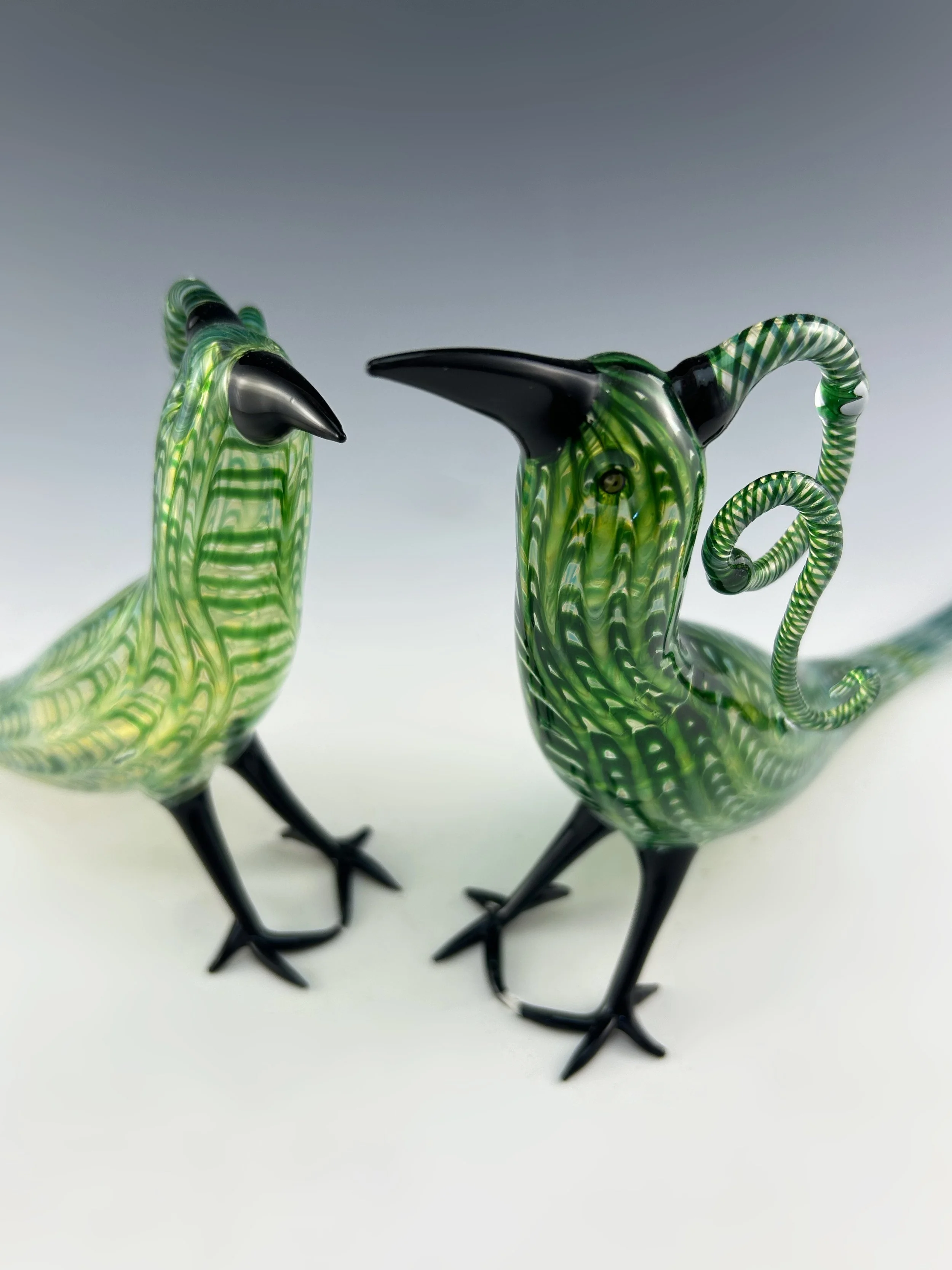 Green Feathered Bird Pair 2024 - 1 .jpg