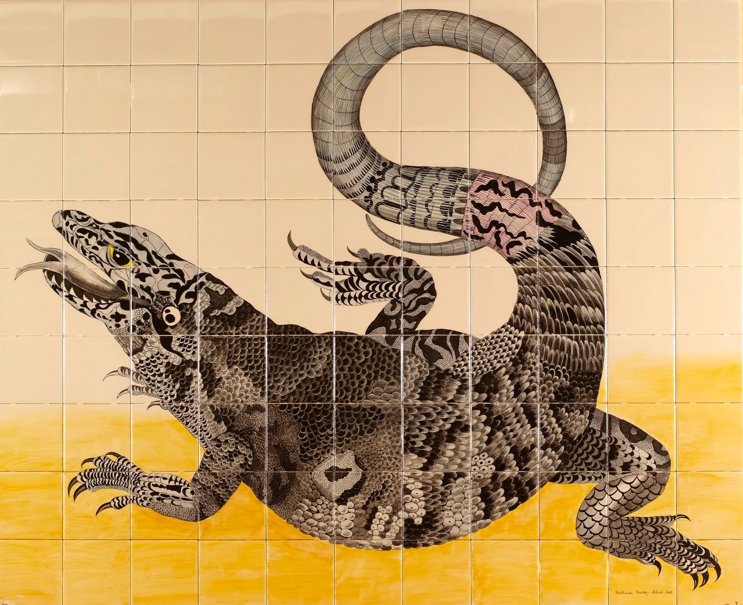 Lizard - 39 x 47 in, 99 x 120 cm