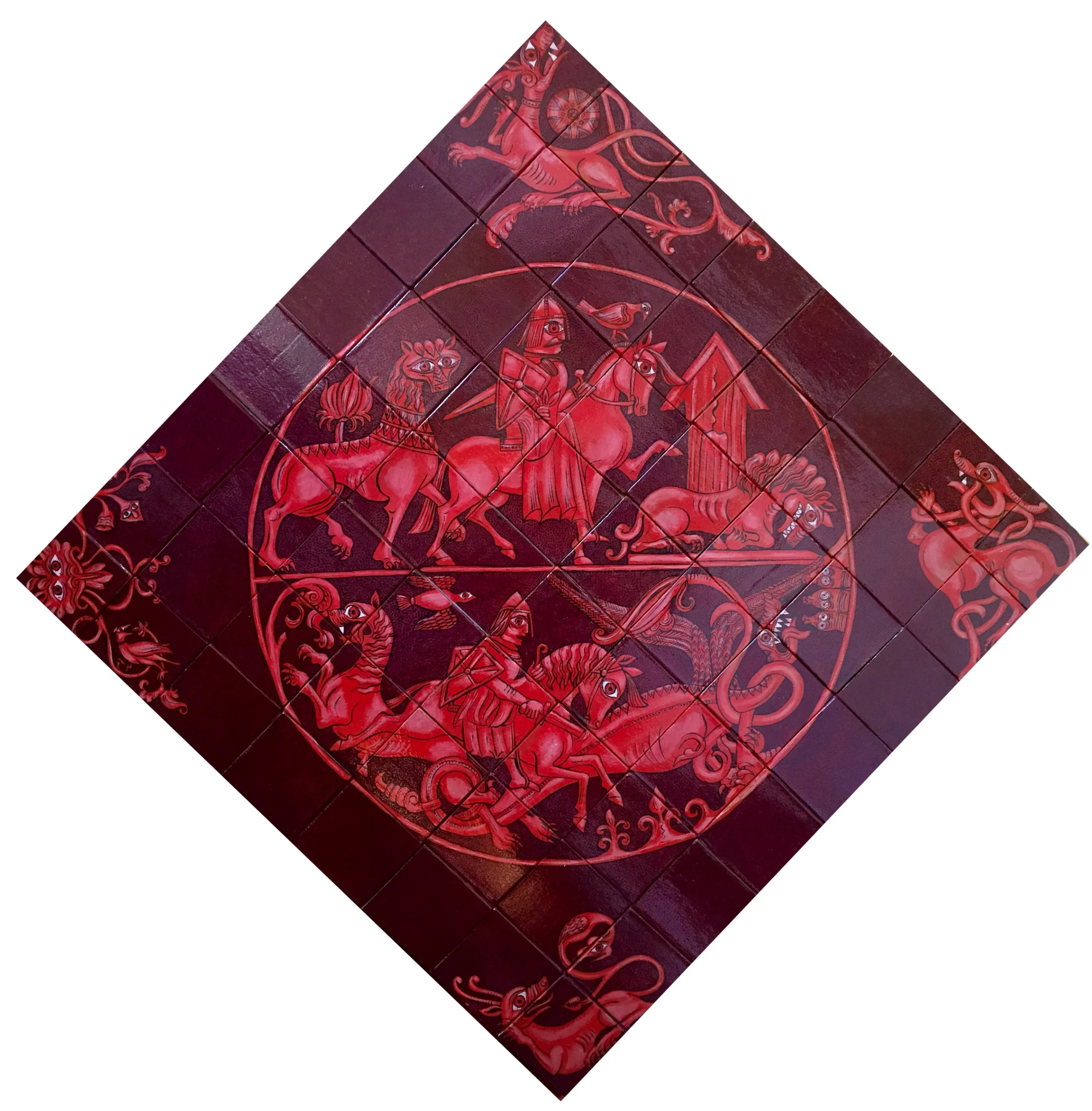 Dragon Slayer - 47 x 47 in, 120 x 120 cm