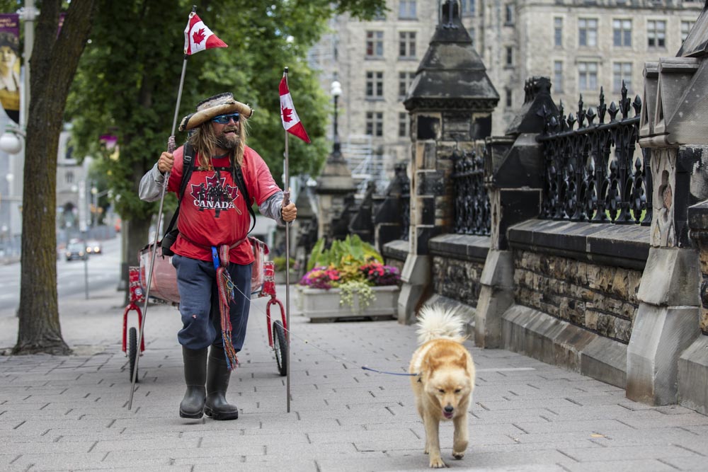 Mike Ranta and Spitzii solo canoed twice, in 2014 and 2016, from the Pacific Ocean at Vancouver, BC, to the Atlantic Ocean on Canada's East coast. The trips spanned 214 days and 200 days, making Ranta the first person in history to connect the coasts by canoe in a single season. Photo/ David Jackson