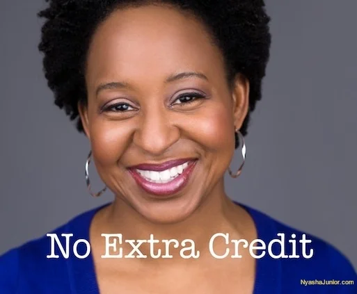 We are expanding! This Tumblr has its own Twitter! Follow @NoExtraCredit to make sure that you don’t miss a post. Follow @NyashaJunior to get all of the goodness.
