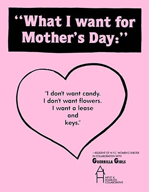 "WHAT I WANT FOR MOTHER'S DAY"