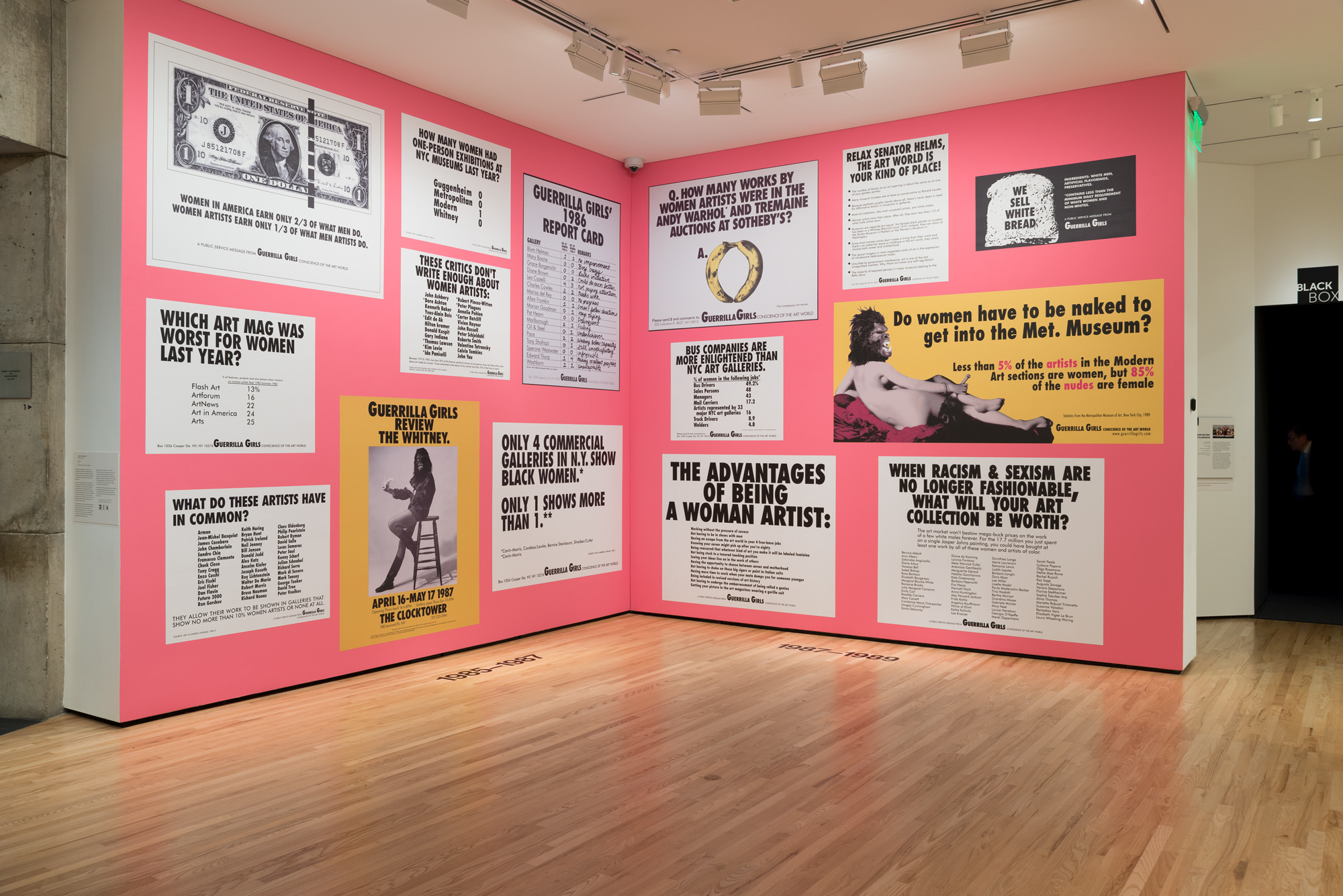 Guerrilla Girls, Baltimore Art Museum, 2016-17
