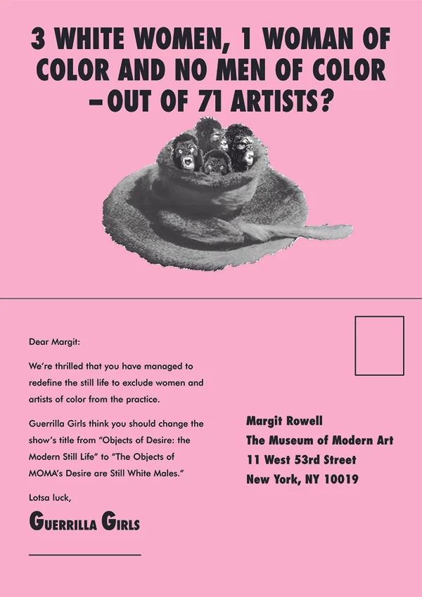 3 WHITE WOMEN, 1 WOMAN OF COLOR AND NO MEN OF COLOR - OUT OF 71 ARTISTS?
